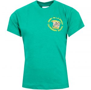 Logo School PE T-Shirt Green Ashby COFE Primary School