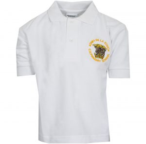 Logo School PK Polo T-Shirt White Ashby COFE Primary School