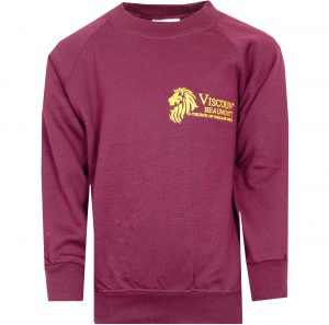 Logo School Sweatshirt Viscount Beaumont Primary School
