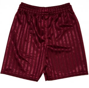 burgundy shorts